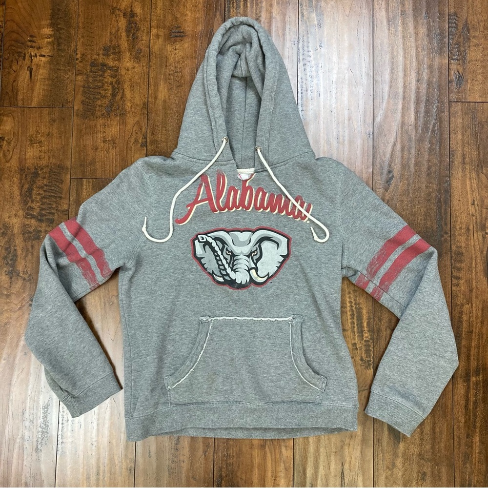 ALABAMA CRIMSON TIDE Women’s Hoodie Knights Apparel Gray Red Size Medium